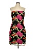 Sam Edelman 100% Polyester Tropical Black Cocktail Dress Size 14 - photo 1