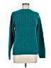 Objectives 100% Acrylic Color Block Teal Pullover Sweater Size M - photo 1