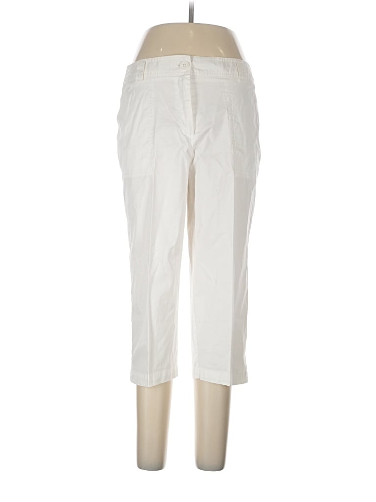 Pre-owned White Stag Casual Pants In Ivory