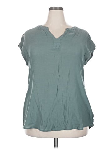 Perseption Concept Short Sleeve Blouse (view 1)