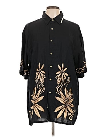 Lord & Taylor 3/4 Sleeve Button-Down Shirt (view 1)