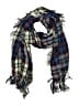 Unbranded Plaid Blue Scarf One size - photo 1