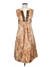 Beth Bowley 100% Silk Brown Cocktail Dress Size 4 - photo 1