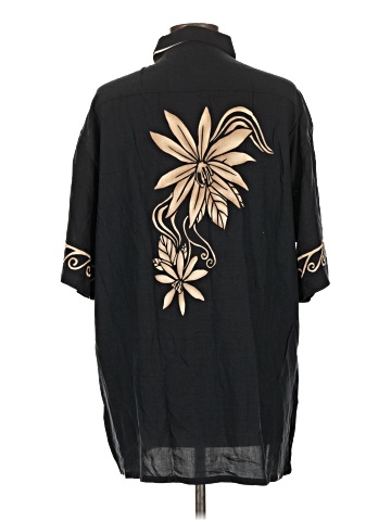 Lord & Taylor 3/4 Sleeve Button-Down Shirt (view 2)