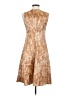 Beth Bowley 100% Silk Brown Cocktail Dress Size 4 - photo 2