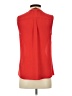 Karl Lagerfeld Paris 100% Polyester Red Sleeveless Blouse Size XS - photo 2