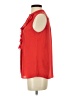 Karl Lagerfeld Paris 100% Polyester Red Sleeveless Blouse Size XS - photo 5