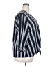 Speed Limit MPH 100% Polyester Stripes Blue 3/4 Sleeve Blouse Size 2X - photo 4