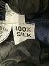 Assar 100% Silk Black Cocktail Dress Size 4 - photo 9
