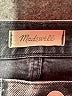 Madewell 100% Cotton Chevron-herringbone Gray Jeans Size 24 waist - photo 7
