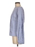Lewit 100% Cotton Stripes Blue Long Sleeve Blouse Size M - photo 5