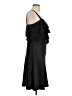 Eva Blue 100% Polyester Black Cocktail Dress Size 12 - photo 4