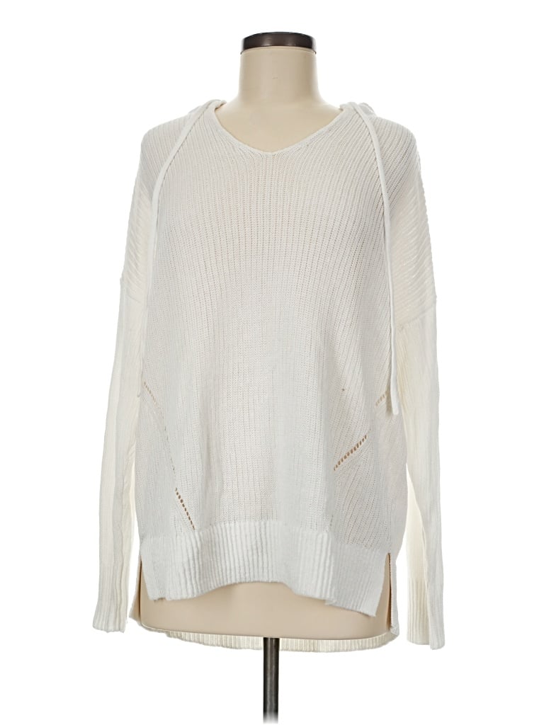 Pre-owned Haven Well Within Pullover Sweater In White