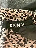 DKNY Animal Print Tan Short Sleeve Blouse Size M - photo 7