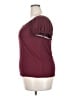 Eye Candy Burgundy Short Sleeve Top Size 2X - photo 5