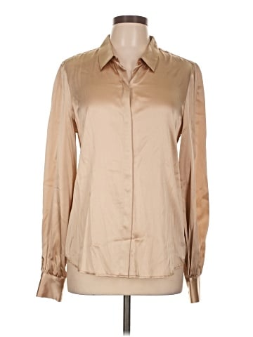 Generation Love Long Sleeve Silk Top (view 1)