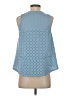 Wyatt Blue Sleeveless Blouse Size S - photo 2
