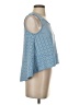 Wyatt Blue Sleeveless Blouse Size S - photo 4