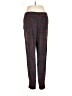 Splendid Plaid Burgundy Casual Pants Size M - photo 2