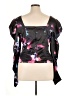 Badgley Mischka Black Long Sleeve Blouse Size 14 - photo 2