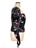 Badgley Mischka Black Long Sleeve Blouse Size 14 - photo 4