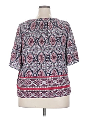 Dana Buchman Short Sleeve Blouse (view 2)