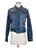 NANETTE Nanette Lepore Graphic Blue Denim Jacket Size XS - photo 1