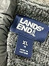 Lands' End Chevron-herringbone Gray Turtleneck Sweater Size 18 - photo 7