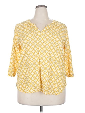 Van Heusen 3/4 Sleeve Blouse (view 1)