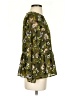 Madewell 100% Polyester Green Long Sleeve Blouse Size S - photo 4