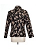Anne Carson 100% Silk Print Gold Black Silk Blazer Size L - photo 2