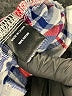 Supply & Demand 100% Rayon Plaid Blue Long Sleeve Button-Down Shirt Size XS - photo 8