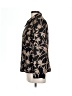 Anne Carson 100% Silk Print Gold Black Silk Blazer Size L - photo 5