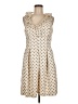 Harper Rose Polka Dots Tan Casual Dress Size 8 - photo 1
