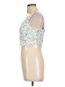 Midnight Sky Ivory Sleeveless Blouse Size L - photo 5