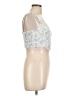 Midnight Sky Ivory Sleeveless Blouse Size L - photo 4