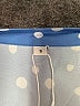 Unbranded Polka Dots Blue 3/4 Sleeve Blouse Size S - photo 7
