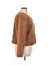 Ann Taylor 100% Polyester Brown Faux Fur Jacket Size XL - photo 4