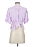 Lulus 100% Polyester Purple Short Sleeve Blouse Size S - photo 2