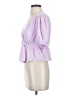 Lulus 100% Polyester Purple Short Sleeve Blouse Size S - photo 5