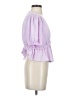 Lulus 100% Polyester Purple Short Sleeve Blouse Size S - photo 4