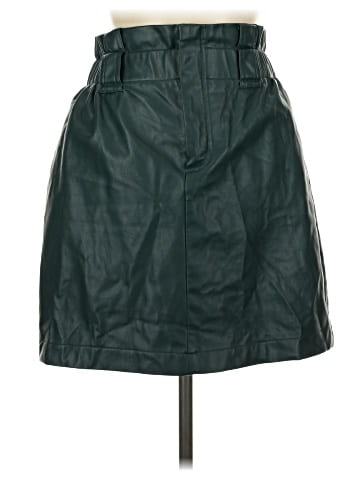 Zara Faux Leather Skirt (view 1)