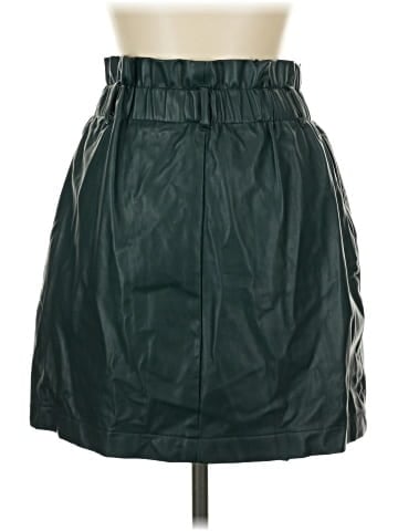 Zara Faux Leather Skirt (view 2)