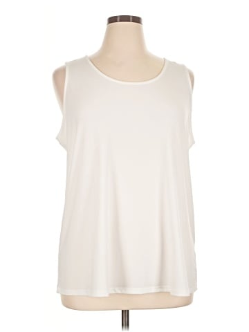 Susan Graver Sleeveless T-Shirt (view 1)