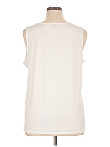 Susan Graver Sleeveless T-Shirt (view 2)
