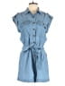 Ann Taylor Solid Blue Romper Size 2 - photo 1
