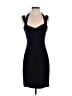 Nicole Miller Solid Black Cocktail Dress Size 4 - photo 1