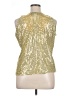 Assorted Brands Polka Dots Gold Sleeveless Blouse Size XL (estimated) - photo 2