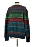 Original Use 100% Recycled Polyester Print Teal Pullover Sweater Size L - photo 2