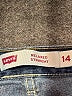 Levi's 100% Cotton Blue Jeans Size 14 - photo 4